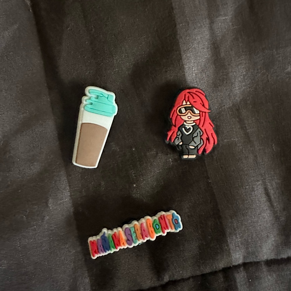 3 croc charms/ brand new